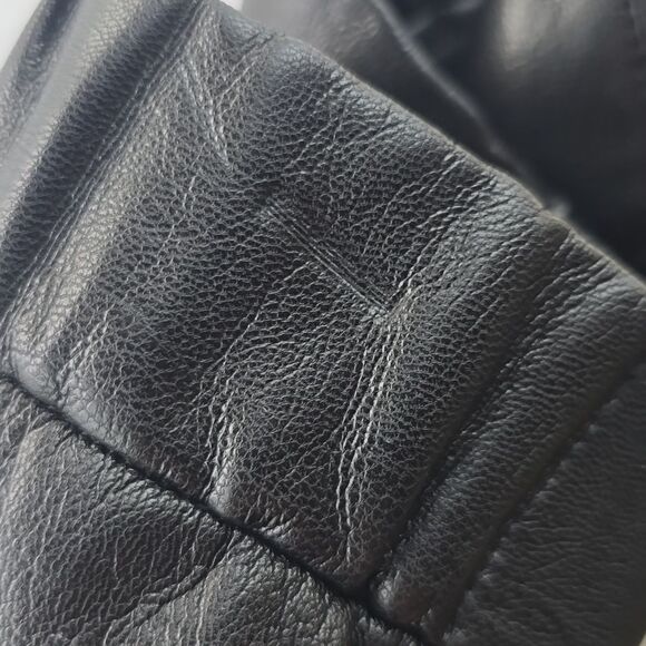 Babaton Aritzia NWT Black Faux Leather Pants High-rise Women's Size 6 - Picture 8 of 12